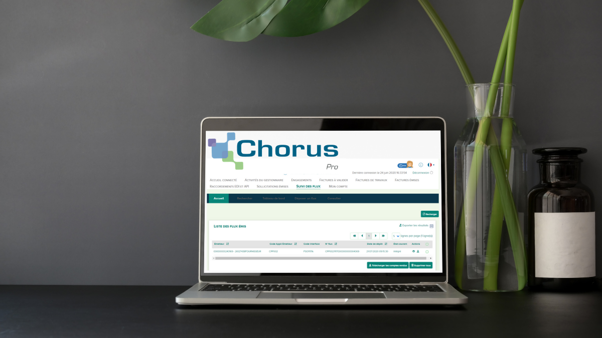 comment mettre sa facture sur chorus pro